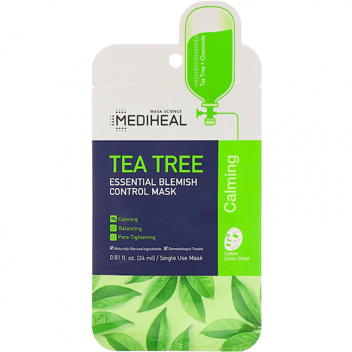 Mediheal, маска для устранения дефектов кожи лица, с чайным деревом, 1 шт., 24 мл (0,81 жидк. унции) #1