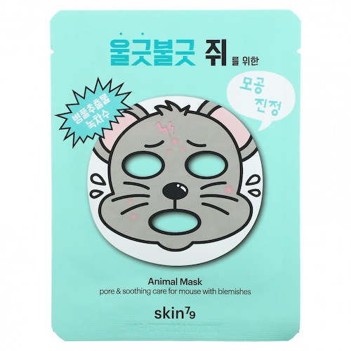Skin79, Animal Beauty Mask, успокаивающая маска для мышей, 1 шт., 23 г (0,81 унции) #1