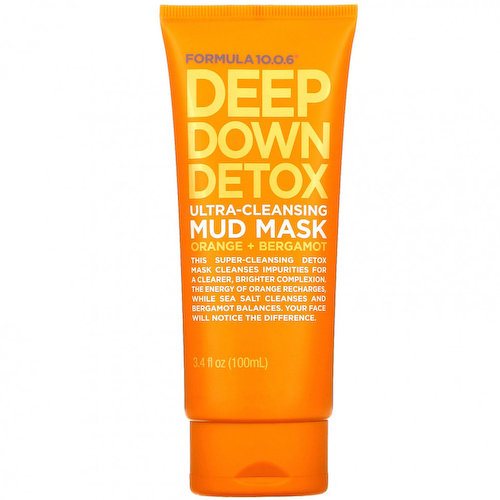 Formula 10.0.6, Deep Down Detox, Ultra-Cleansing Mud Mask, Orange + Bergamot, 3.4 fl oz (100 ml) #1