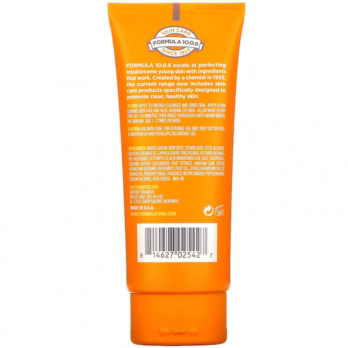 Formula 10.0.6, Deep Down Detox, Ultra-Cleansing Mud Mask, Orange + Bergamot, 3.4 fl oz (100 ml) #1