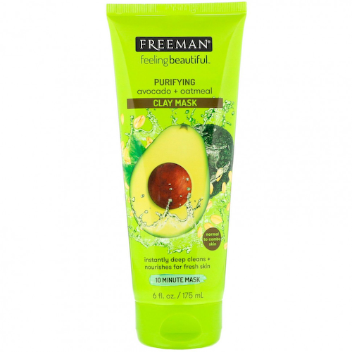 Freeman Beauty, Feeling Beautiful, очищающая маска из глины, авокадо + овсянка, 175 мл (6 жидк. унций) #1