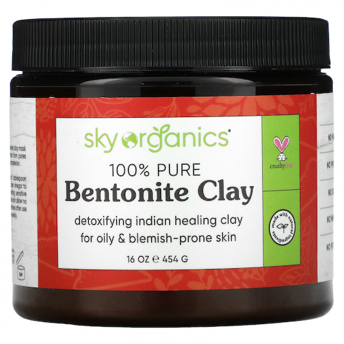 Sky Organics, 100% чистая бентонитовая глина, 454 г (16 унций) #1