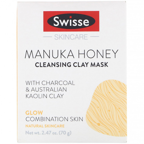 Swisse, Skincare, мед манука, очищающая глиняная маска, 70 г (2,47 унции) #1