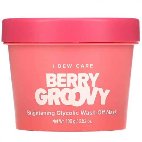 I Dew Care, Berry Groovy, осветляющая смываемая гликолевая маска для лица, 100 г (3,52 унции) #1