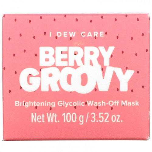 I Dew Care, Berry Groovy, осветляющая смываемая гликолевая маска для лица, 100 г (3,52 унции) #1