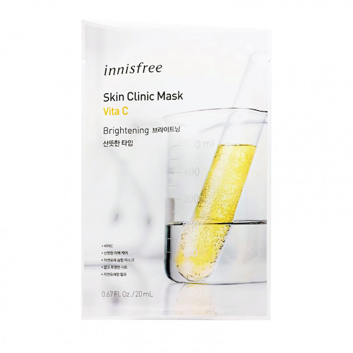 Innisfree, Skin Clinic Beauty Mask, осветляющая маска с витамином C, 1 шт., 20 мл (0,67 жидк. унции) #1