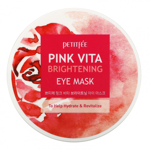 Petitfee, Осветляющая маска для глаз Pink Vita, 60 шт. (70 г) #1