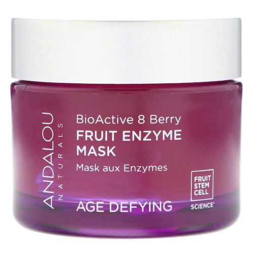 Andalou Naturals, Фруктовая ферментная маска, биоактивный комплекс 8 ягод, антивозрастная, 50 г (1,7 унции) #1