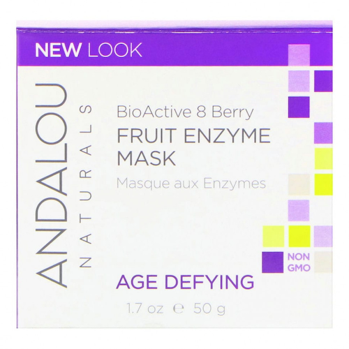 Andalou Naturals, Фруктовая ферментная маска, биоактивный комплекс 8 ягод, антивозрастная, 50 г (1,7 унции) #1