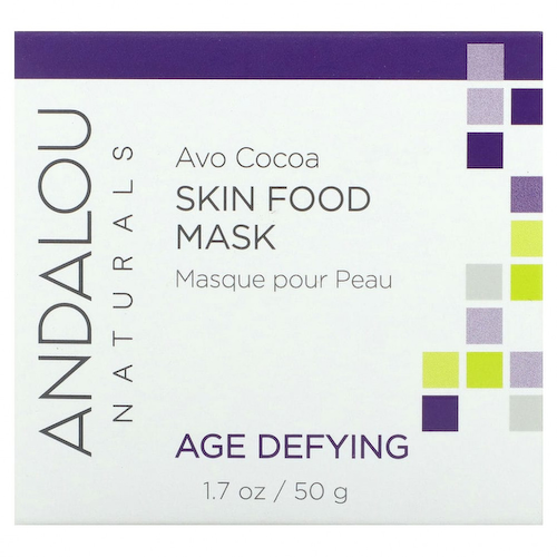 Andalou Naturals, Skin Food, маска с авокадо и какао против старения, 50 г (1,7 унции) #1