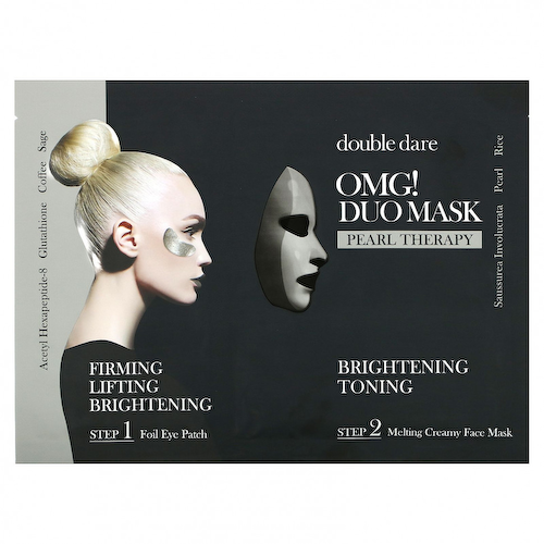Double Dare, OMG! Duo Beauty Mask, Pearl Therapy, 1 набор #1