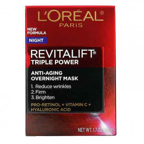 L'Oreal, Revitalift Triple Power, антивозрастная ночная маска, 48 г (1,7 унции) #1