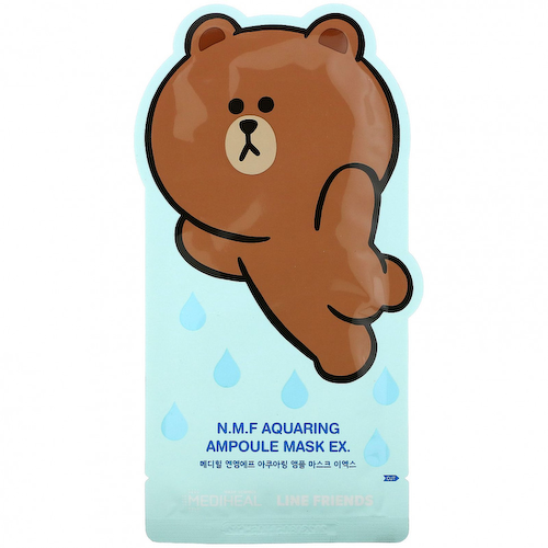 Mediheal, Line Friends, N.M.F., маска для лица с эффектом лифтинга 1 шт., 27 мл #1