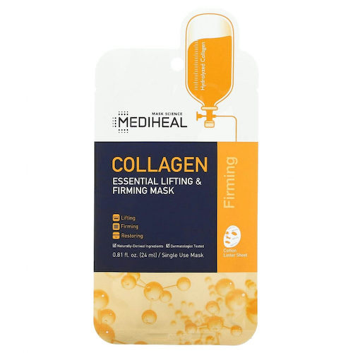 Mediheal, тканевая лифтинг-маска для упругости кожи, с коллагеном, 5 шт., по 24 мл (0,81 жидк. унции) #1
