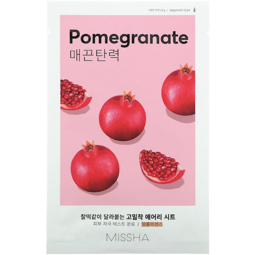 Missha, Тканевая маска Airy Fit Beauty, гранат, 1 шт., 19 г #1