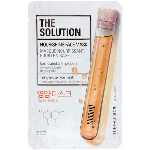 The Face Shop, The Solution, Nourishing Face Mask, 1 Sheet, 0.70 oz (20 g) #1