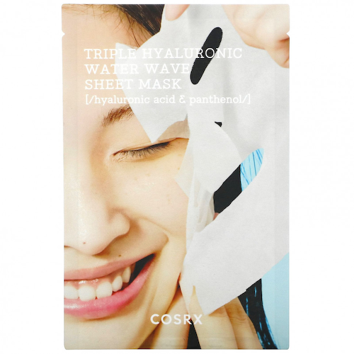 Cosrx, Hydrium, Triple Hyaluronic Water Wave Sheet Mask, 1 Sheet Mask, 0.67 fl oz (20 ml) #1