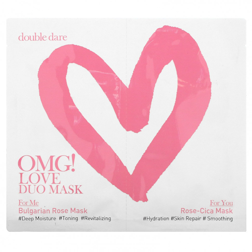 Double Dare, OMG! Love Duo Beauty Mask, 2 маски #1