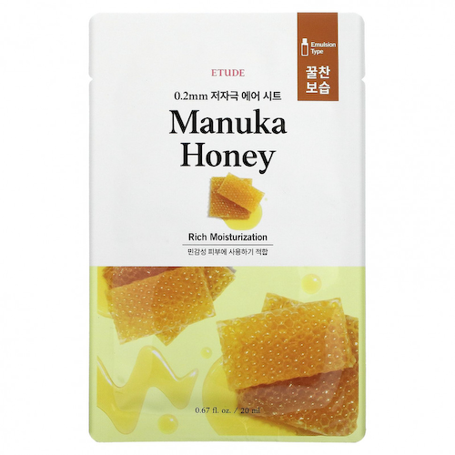 Etude, Manuka Honey Beauty Mask, 1 маска, 20 мл (0,67 жидк. Унции) #1