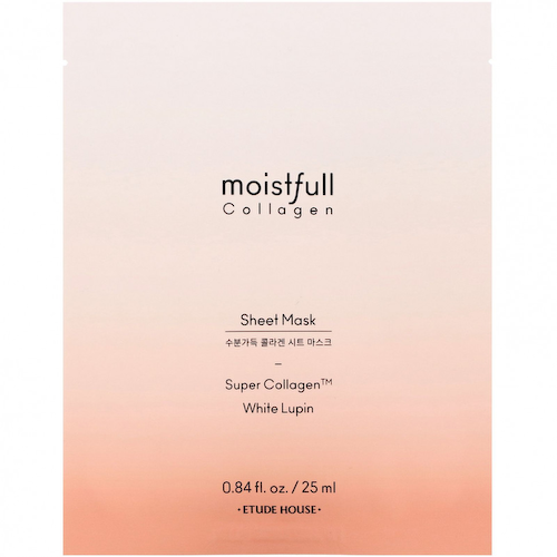 Etude, Moistfull, тканевая маска с коллагеном, 1 шт., 25 мл (0,84 жидк. унции) #1