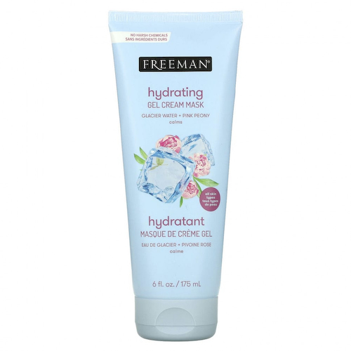 Freeman Beauty, Feeling Beautiful, увлажняющая гелевая крем-маска, ледниковая вода + розовый пион, 175 мл (6 жидк. унций) #1