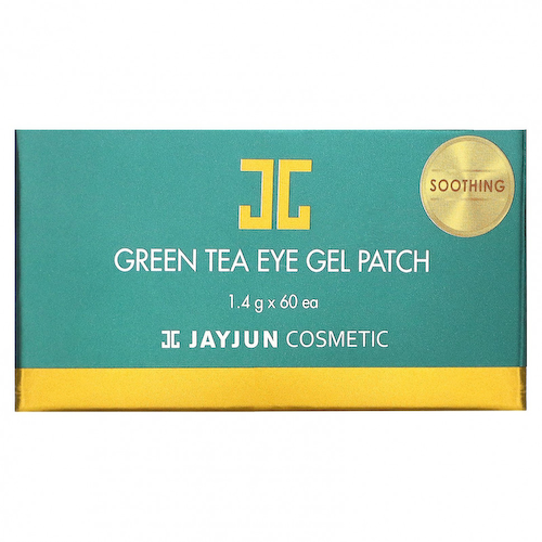 Jayjun Cosmetic, Гель-патч для кожи вокруг глаз с зеленым чаем, успокаивающий, 60 патчей по 1,4 г (0,04 унции) #1