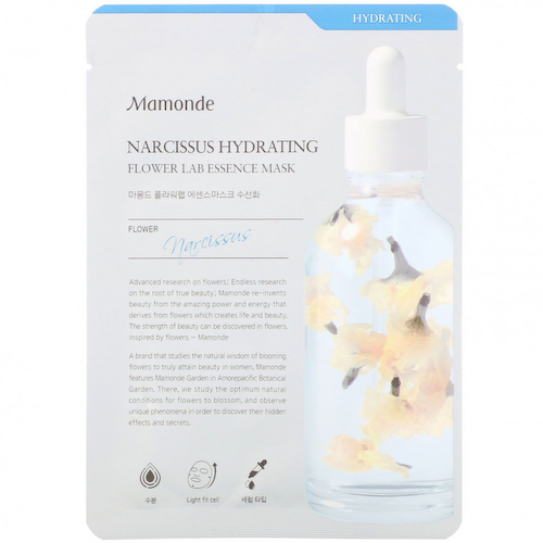 Mamonde, Flower Lab Essence Mask, увлажняющая маска с нарциссом, 1 шт., 25 мл #1