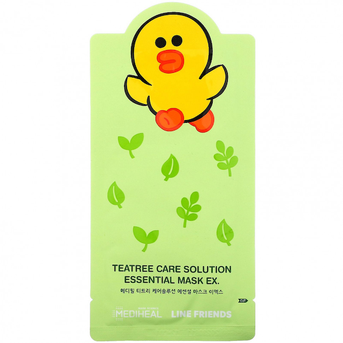 Mediheal, Line Friends, тканевая маска с маслом чайного дерева,1 шт., 24 мл #1