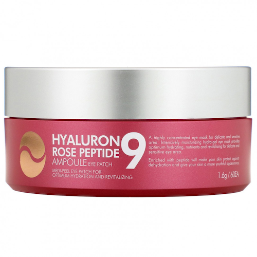 Medi-Peel, Hyaluron Peptide 9, патчи для глаз, роза, 60 шт. #1