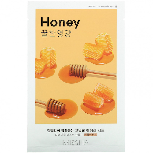 Missha, Тканевая маска Airy Fit, мед, 1 шт., 19 г #1