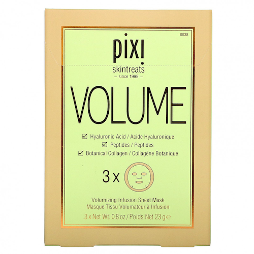 Pixi Beauty, Skintreats, Volume, разглаживающая тканевая маска, 3 шт. по 23 г (0,8 унции) #1