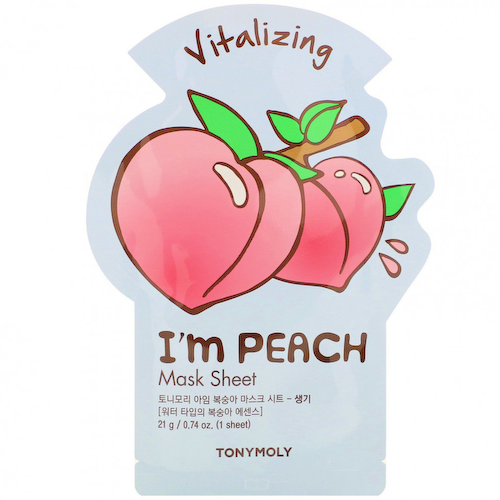 Tony Moly, I'm Peach, тканевая маска для восстановления, 1 шт., 21 г (0,74 унции) #1