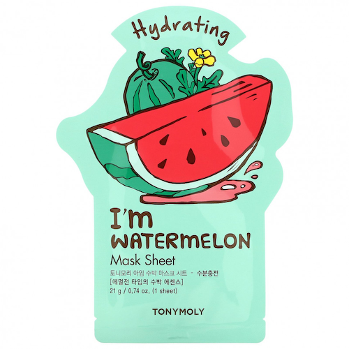 Tony Moly, I'm Watermelon, Hydrating Beauty Mask Sheet, 1 Sheet Mask, 0.74 oz (21 g) #1