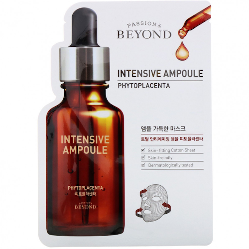 Beyond, Intensive Ampoule, маска с фитоплацентой, 1 шт., 22 мл (0,74 жидк. унции) #1
