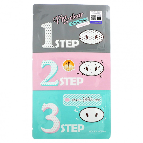 Holika Holika, Pig-Nose Clear Blackhead, 3-шаговый набор, 1 процедура #1