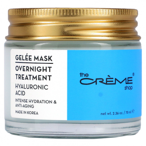 The Creme Shop, гелевая косметическая маска, ночной уход, гиалуроновая кислота, 70 мл (2,36 унции) #1