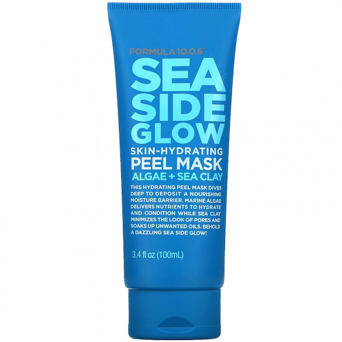 Formula 10.0.6, Sea Side Glow, увлажняющая косметическая маска-пилинг, водоросли + морская глина, 100 мл (3,4 жидк. унции) #1