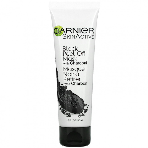 Garnier, SkinActive, черная отшелушивающая косметическая маска с древесным углем, 50 мл (1,7 жидк. Унции) #1