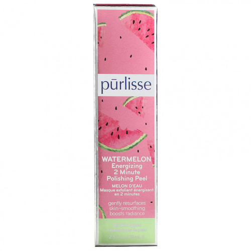Purlisse, Watermelon, Energizing 2 Minute Polishing Peel, 2.5 fl oz (70 ml) #1