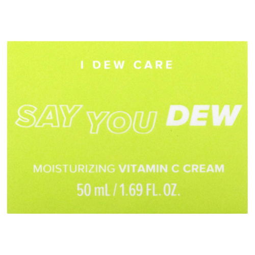 I Dew Care, Say You Dew, увлажняющий крем с витамином C, 50 мл (1,69 жидк. Унции) #1