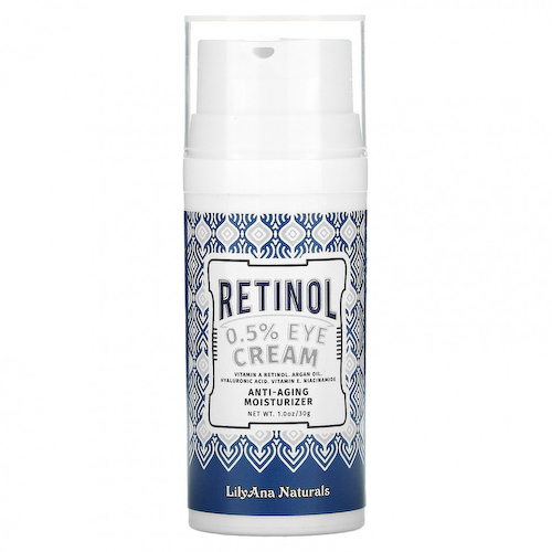 Lilyana Naturals, Крем для кожи вокруг глаз с ретинолом 0,5%, 30 г (1 унция) #1