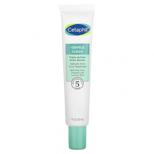 Cetaphil, Gentle Clear, сыворотка тройного действия от акне, 30 мл (1 жидк. Унция) #1