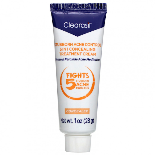 Clearasil, Stubborn Acne Control, маскирующий крем против акне 5-в-1, 28 г (1 унция) #1