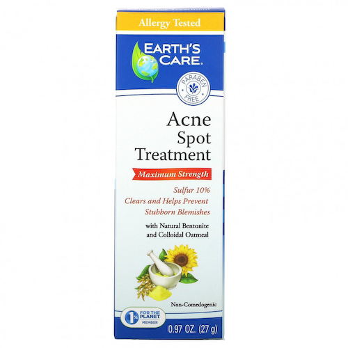 Earth's Care, Средство от прыщей, максимальная эффективность, 27 г (0,97 унции) #1