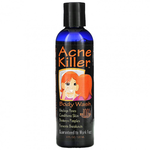 Greensations, Acne Killer, гель для душа 4 жидких унции (120 мл) #1