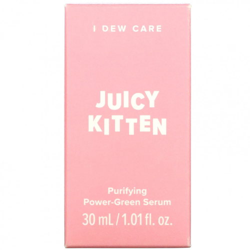 I Dew Care, Juicy Kitten, очищающая сыворотка с зеленым эффектом, 30 мл (1,01 жидк. Унции) #1