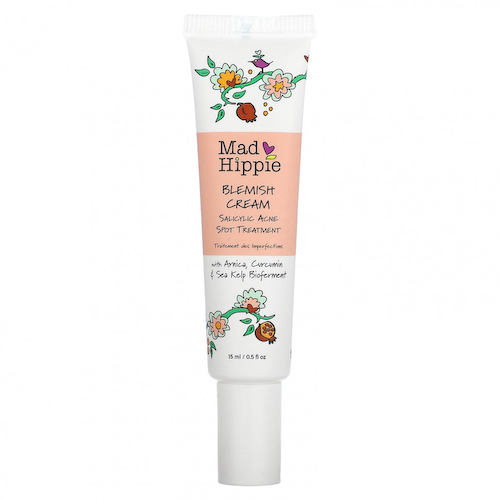Mad Hippie, Blemish Cream, средство от пятен от акне, салициловый, 15 мл (0,5 жидк. Унции) #1