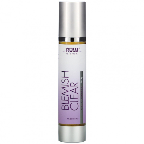 NOW Foods, Solutions, Blemish Clear, очищающий гель, очищение, 4 жидких унции (118 мл) #1