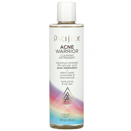 Pacifica, Acne Warrior, вяжущее очищающее средство, максимальная сила действия, 236 мл (8 жидк. Унций) #1