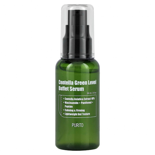 Purito, Centella Green Level Buffet Serum, питательная сыворотка с готу колой, 60 мл (2 жидк. унции) #1